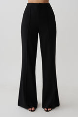 Eden High Waisted Suiting Pants - Black