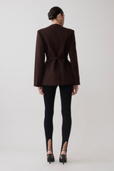 Valerie Stirrup Leggings - Black