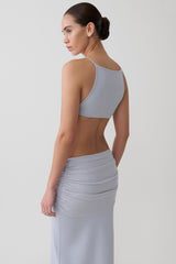 Nathaelie Sleeveless Maxi Dress - Sky Blue
