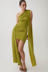 Asher Mini Dress - Olive