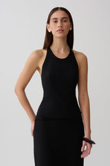 Bernadette Hardware Sleeveless Top - Black