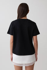 Sega Cotton Oversized T-Shirt - Black