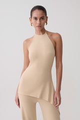Tula Longline Knit Top - Natural