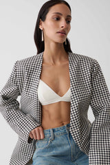 Kels Micro Triangle Bralette - White