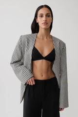 Kels Micro Triangle Bralette - Black