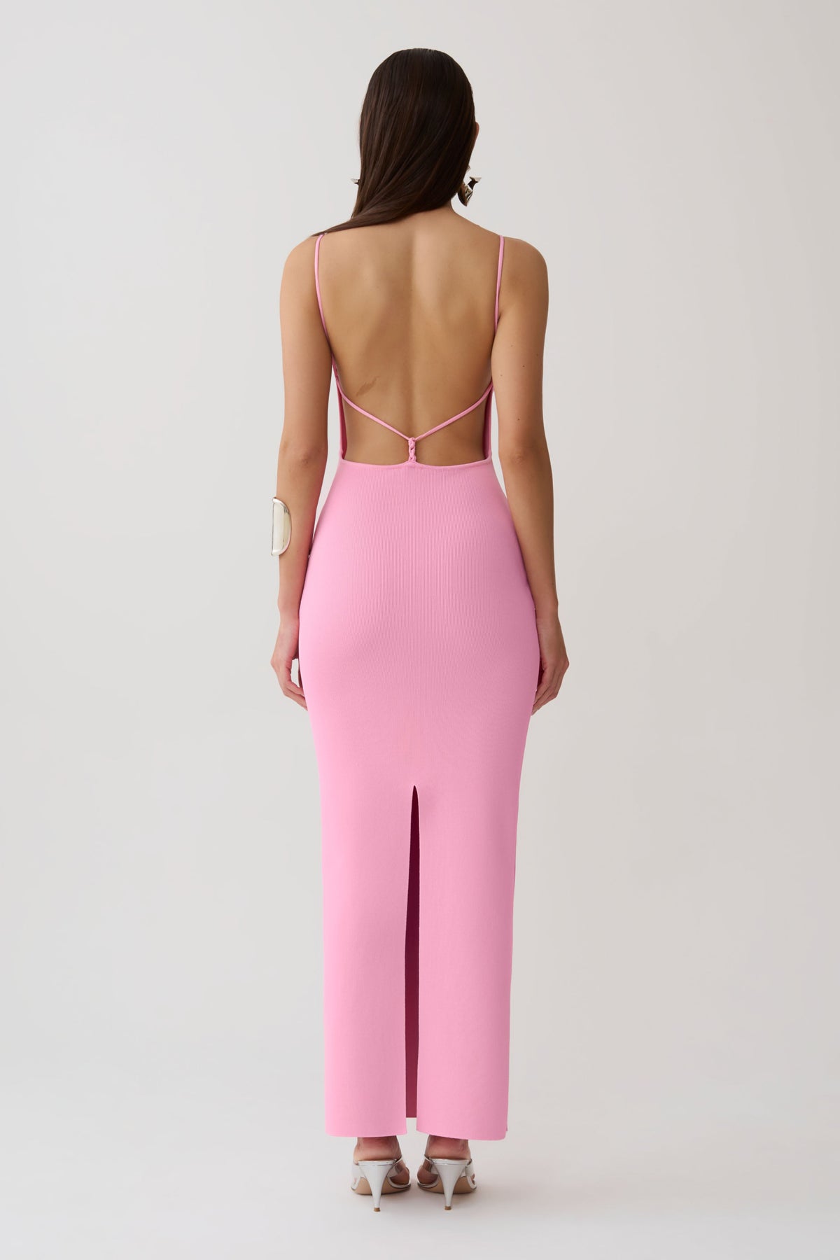 Robin Strappy Back Bandage Maxi Dress - Lipstick Pink