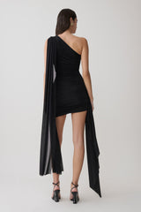 Asher Mini Dress - Black